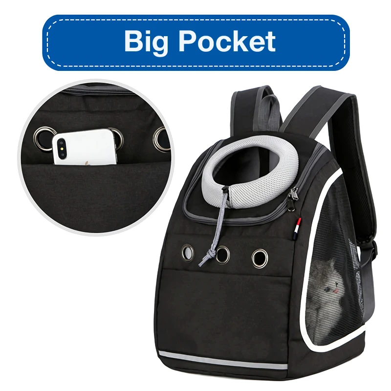 Pet Carrier Backpack Dog Cat Outdoor Travel Carrier Double Shoulder Packbag Portable Pet Accessories Mesh Backpacks Head for Dog
Pet Carrier Backpack Dog Cat Outdoor Travel Carrier Double Shoulder Packbag Portable Pet Accessories Mesh Backpacks Head for Dog
