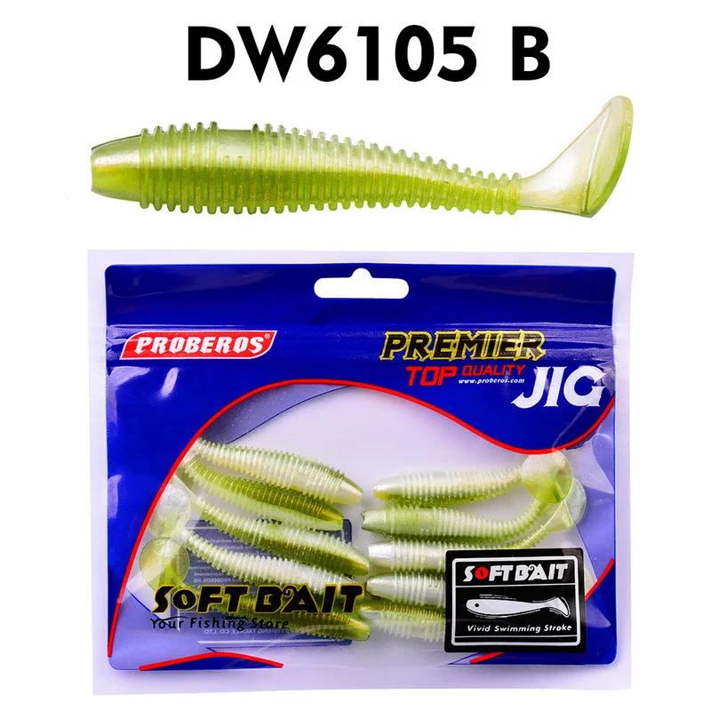 Catch.u Fishing Lure Bait Soft T-tail Artificial Bait for Ocean Beach Fishing Lake River Reservoir Pond Stream Plastic Lures
Catch.u Fishing Lure Bait Soft T-tail Artificial Bait for Ocean Beach Fishing Lake River Reservoir Pond Stream Plastic Lures