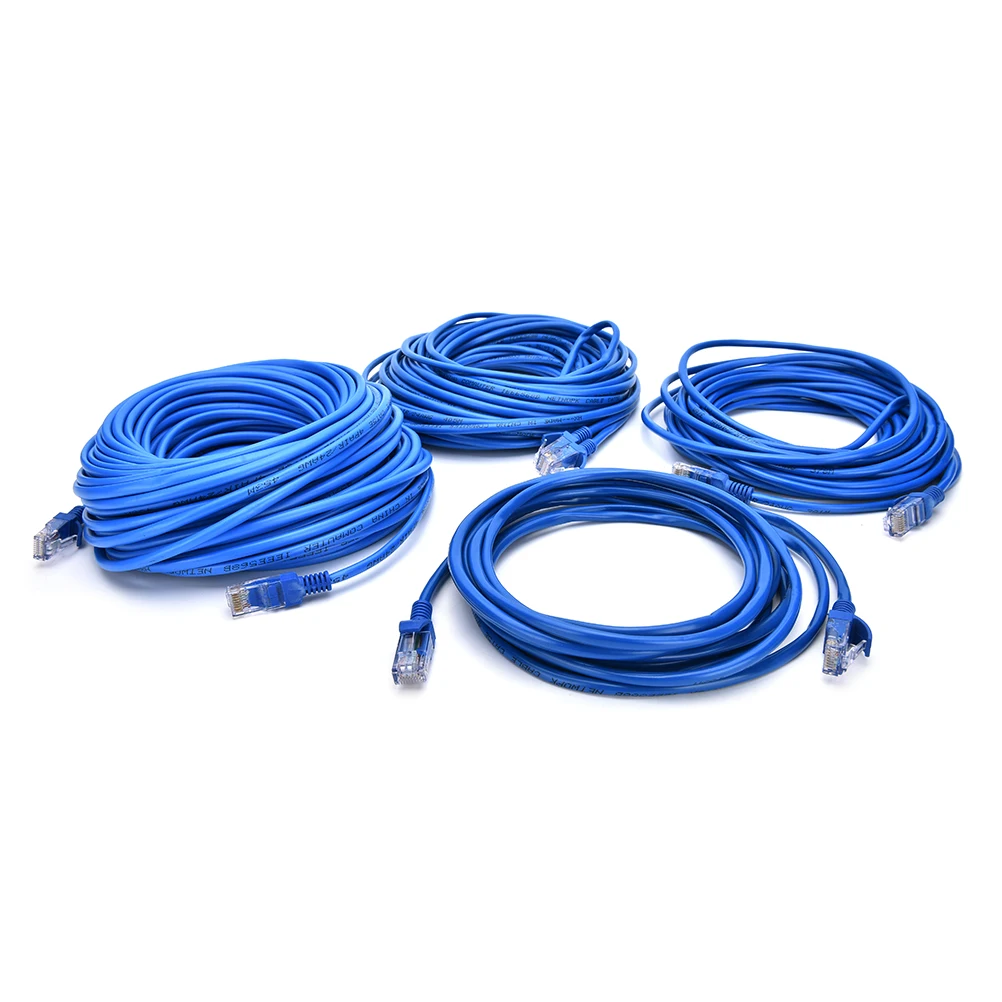 5m/10m/20m/30m CAT5e RJ45 Ethernet Cables 8Pin Connector Ethernet Internet Network Cable Cord Wire Line Blue Rj 45 Lan CAT5e
5m/10m/20m/30m CAT5e RJ45 Ethernet Cables 8Pin Connector Ethernet Internet Network Cable Cord Wire Line Blue Rj 45 Lan CAT5e