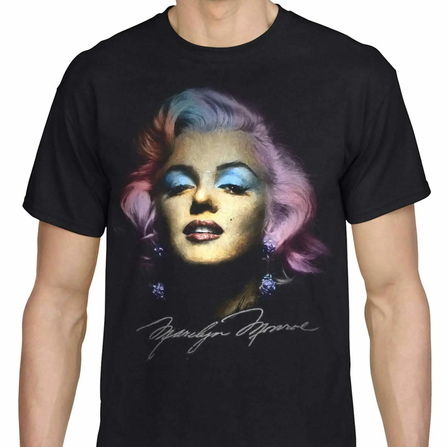 Мужская черная футболка Marilyn Monroe с надписью на лице, 100% хлопок, размеры США
Мужская черная футболка Marilyn Monroe с надписью на лице, 100% хлопок, размеры США