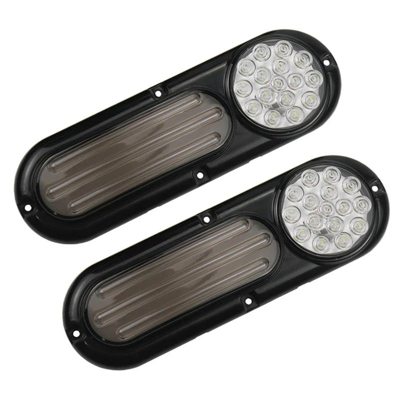 2PCS 12V 24V LED Tail Light Flowing Water Turn Signal Indicator Stop Lamp Rear Brake Light for Car Truck Trailer Caravan
2PCS 12V 24V LED Tail Light Flowing Water Turn Signal Indicator Stop Lamp Rear Brake Light for Car Truck Trailer Caravan