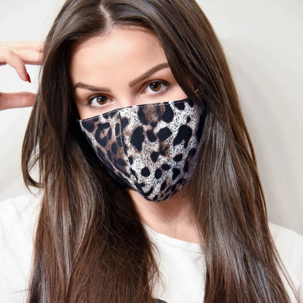 Women Washable Reusable Facemask Dust Cover Cycling Face Mask Leopard Cotton Mouth Mask Protective Mascarillas Masque Lavable
Women Washable Reusable Facemask Dust Cover Cycling Face Mask Leopard Cotton Mouth Mask Protective Mascarillas Masque Lavable