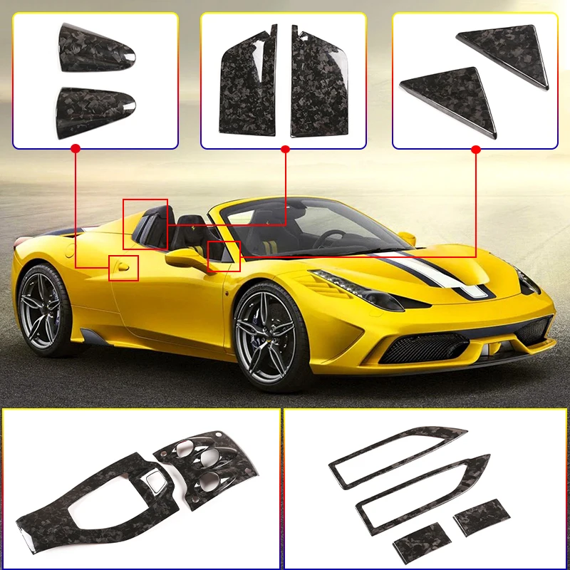 Car Gear Panel ,Glass Lift Switch,Door Handle,Cover Trim,Forged Pattern,For Ferrari 458 2011-2016 Auto Modification Accessories
Car Gear Panel ,Glass Lift Switch,Door Handle,Cover Trim,Forged Pattern,For Ferrari 458 2011-2016 Auto Modification Accessories