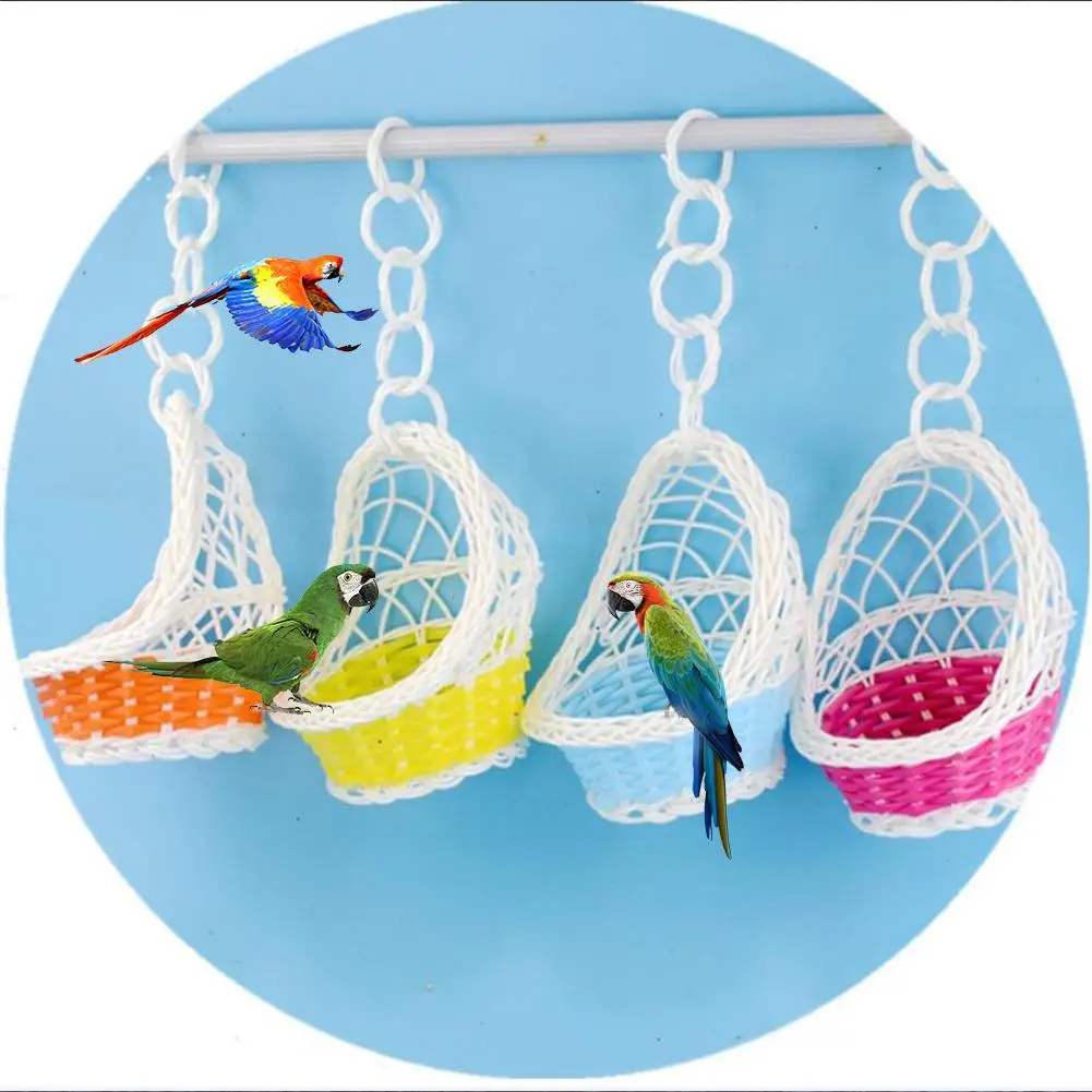 Swing Nest Cages Hanging Bed Hamster Hammock Garden Decoration Parrot Basket Small Pet Cradle
Swing Nest Cages Hanging Bed Hamster Hammock Garden Decoration Parrot Basket Small Pet Cradle