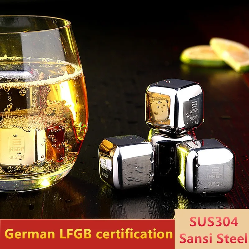 304 Stainless Steel Metal Quick-Frozen Ice Cubes, Reusable Bar Cold Beer Whiskey Red Wine Ice Stone German GFGB Certification
304 Stainless Steel Metal Quick-Frozen Ice Cubes, Reusable Bar Cold Beer Whiskey Red Wine Ice Stone German GFGB Certification
