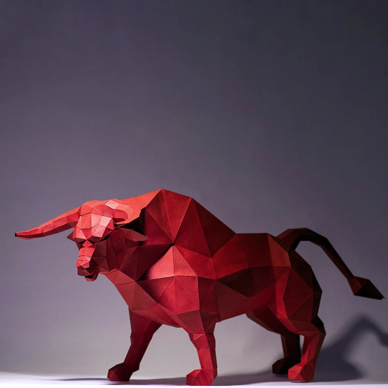 80CM Long Good Luck Cow Home Decor Living Room 3D Three-Dimensional Paper Model Ornaments Handmade DIY Origami Model Paper Art
80CM Long Good Luck Cow Home Decor Living Room 3D Three-Dimensional Paper Model Ornaments Handmade DIY Origami Model Paper Art