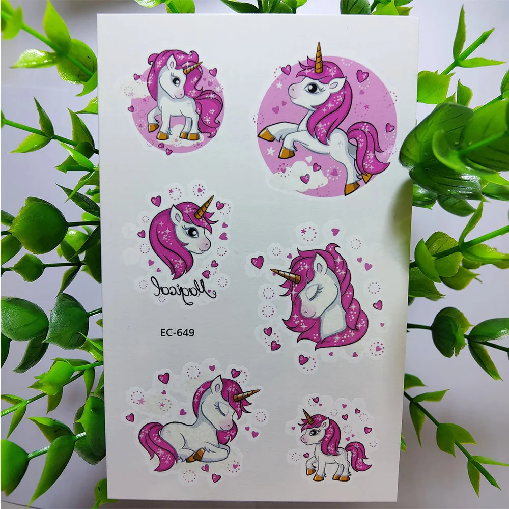 Kids Temporary Tattoo Stickers Lovely Unicorn Star Cartoon Tattoos Waterproof Body Art Tatoo Tatto Birthday Gift For Boy Girl
Kids Temporary Tattoo Stickers Lovely Unicorn Star Cartoon Tattoos Waterproof Body Art Tatoo Tatto Birthday Gift For Boy Girl