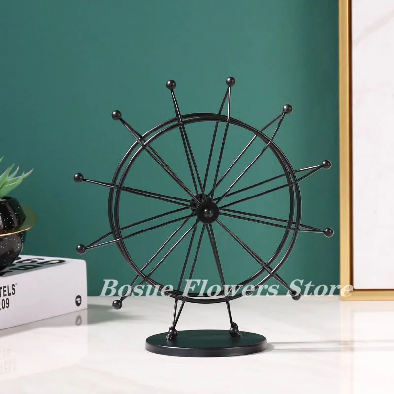 Nordic Iron Ferris Wheel Ornaments Creative Living Room Office Desktop Indoor TV Wine Cabinet Ornaments
Nordic Iron Ferris Wheel Ornaments Creative Living Room Office Desktop Indoor TV Wine Cabinet Ornaments