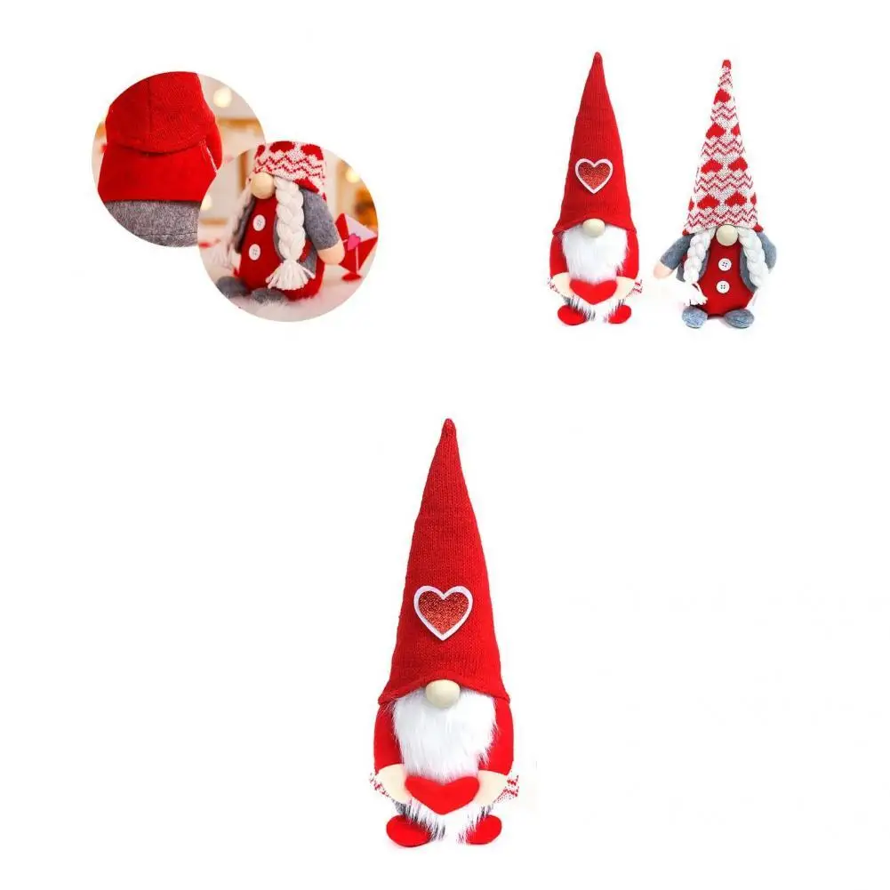 Faceless Doll Delicate No Odor Eye-catching Swedish Tomte Mini Xmas Faceless Doll for Festival Dwarf Ornament Dwarf Doll 
Faceless Doll Delicate No Odor Eye-catching Swedish Tomte Mini Xmas Faceless Doll for Festival Dwarf Ornament Dwarf Doll