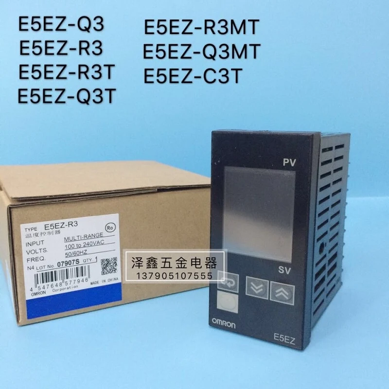 Temperature control meter E5EZ-R3T Q3T E5EZ-R3MT Q3MT E5EZ-C3T C3MT R3HMT
Temperature control meter E5EZ-R3T Q3T E5EZ-R3MT Q3MT E5EZ-C3T C3MT R3HMT