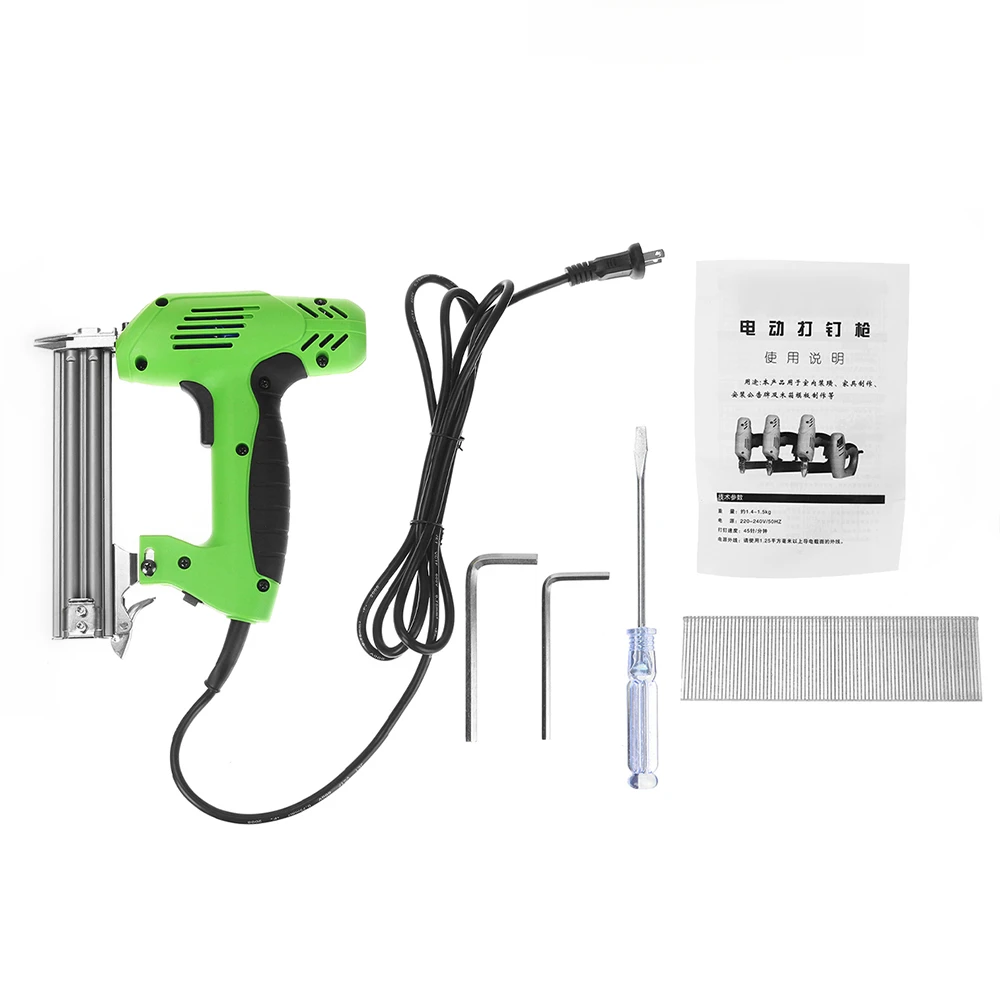 2000W Nail Gun Electric 220V-240V Nailer Woodworking Electric Tacker Furniture Staple Gun Power Tools
2000W Nail Gun Electric 220V-240V Nailer Woodworking Electric Tacker Furniture Staple Gun Power Tools
