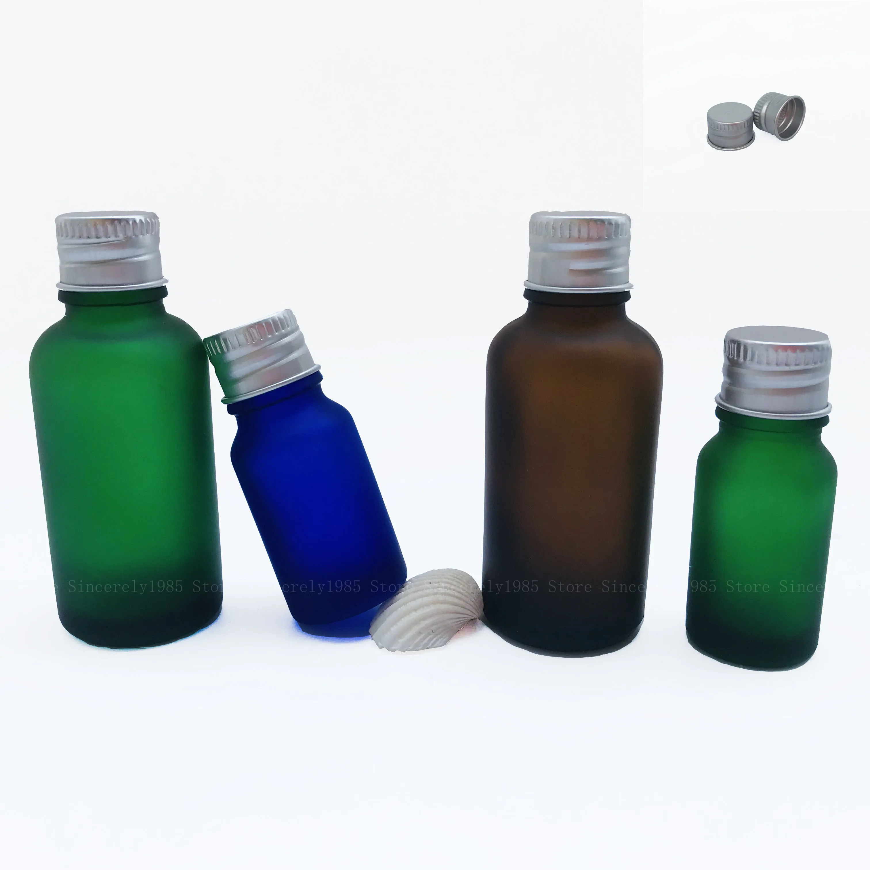 5Pcs 5ml 10ml 15ml 20ml 30ml 50ml 100ml of Frosted Round Glass Essential Oil Liquid Bottle with Aluminum Screw Cap
5Pcs 5ml 10ml 15ml 20ml 30ml 50ml 100ml of Frosted Round Glass Essential Oil Liquid Bottle with Aluminum Screw Cap