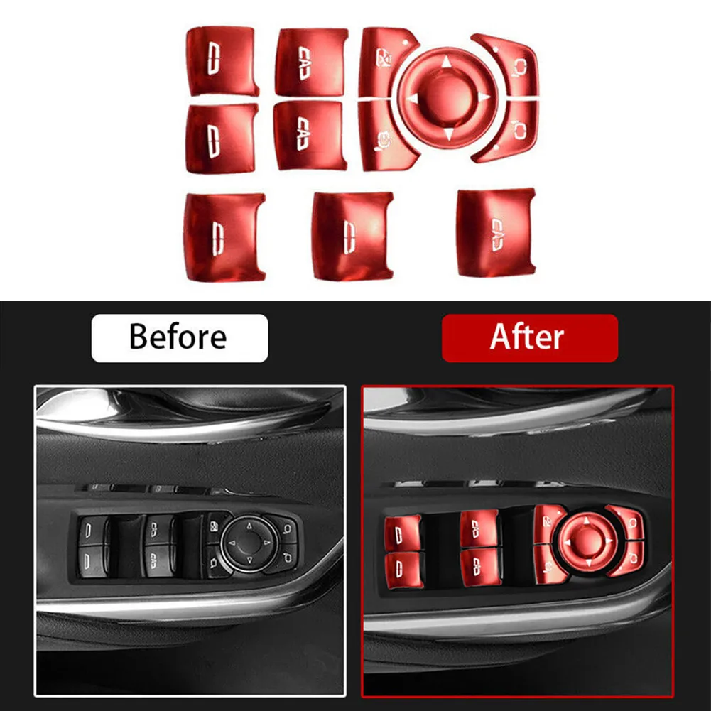 Red Button Cover 12Pcs Aluminum Alloy Auto For Cadillac CT5 2019-2020 Window Lift
Red Button Cover 12Pcs Aluminum Alloy Auto For Cadillac CT5 2019-2020 Window Lift