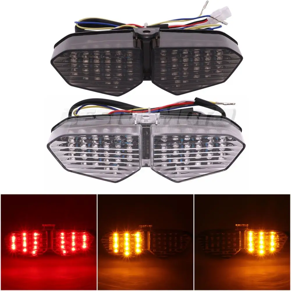 Motorcycle Tail Light Brake Turn Signals Integrated LED Light For Yamaha YZF-R6 2003-2005 YZF-R6S 2006-2008 XTZ1200 2012-2014
Motorcycle Tail Light Brake Turn Signals Integrated LED Light For Yamaha YZF-R6 2003-2005 YZF-R6S 2006-2008 XTZ1200 2012-2014