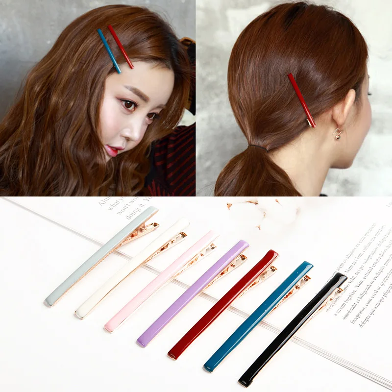 2pcs/set Candy Color Hairpins Plastic Clip Barrettes for Women Bangs Side Hair Clips Hair Ornament Hair Tools Long 7.8cm
2pcs/set Candy Color Hairpins Plastic Clip Barrettes for Women Bangs Side Hair Clips Hair Ornament Hair Tools Long 7.8cm