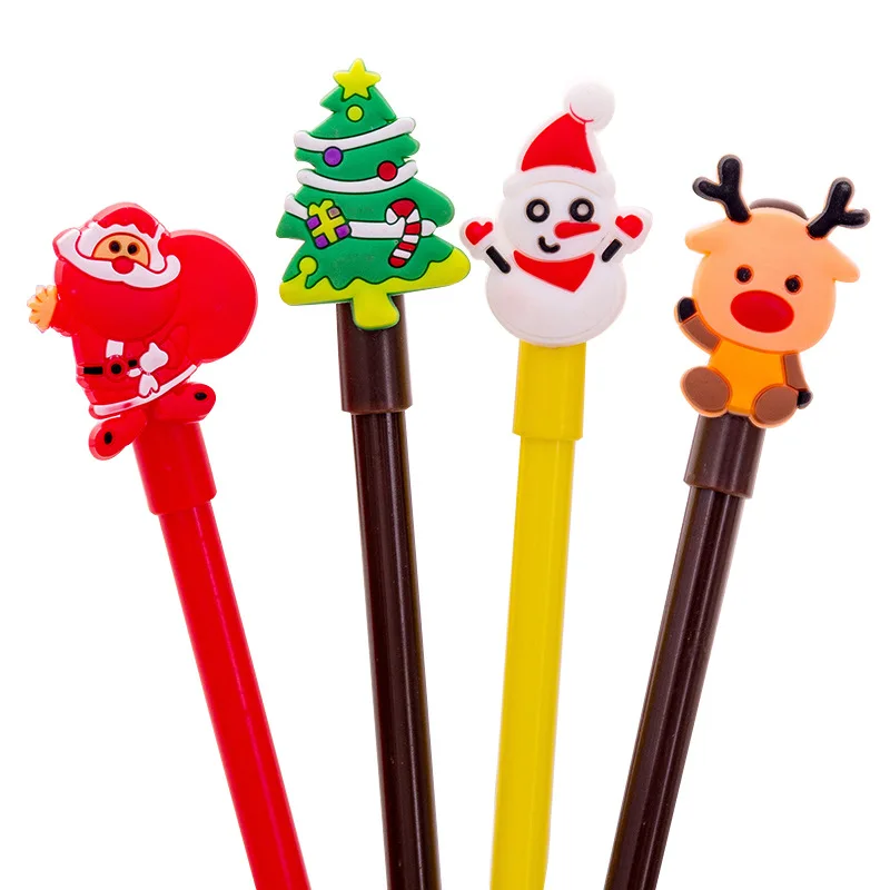 4Pcs/lot Cute Cartoon Christmas Series Gel Pen 0.38mm Black Ink Creative Small Fresh Student Office School Stationery Supplies
4Pcs/lot Cute Cartoon Christmas Series Gel Pen 0.38mm Black Ink Creative Small Fresh Student Office School Stationery Supplies