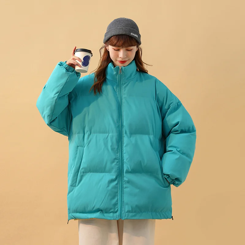 Loose Oversize Coats Zipper Students Winter Jacket Women Warm Cotton-Padded Casual Jackets For Women 2021 Quilted Coats C7776 
Loose Oversize Coats Zipper Students Winter Jacket Women Warm Cotton-Padded Casual Jackets For Women 2021 Quilted Coats C7776