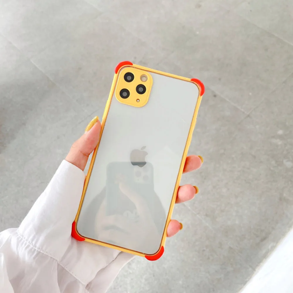 Phone Case For iPhone 11 Pro Max 7 8 Plus 6 6S X XS Max SE 2020 Shockproof Anti Fall Transparent Protection Back Cover Capa
Phone Case For iPhone 11 Pro Max 7 8 Plus 6 6S X XS Max SE 2020 Shockproof Anti Fall Transparent Protection Back Cover Capa