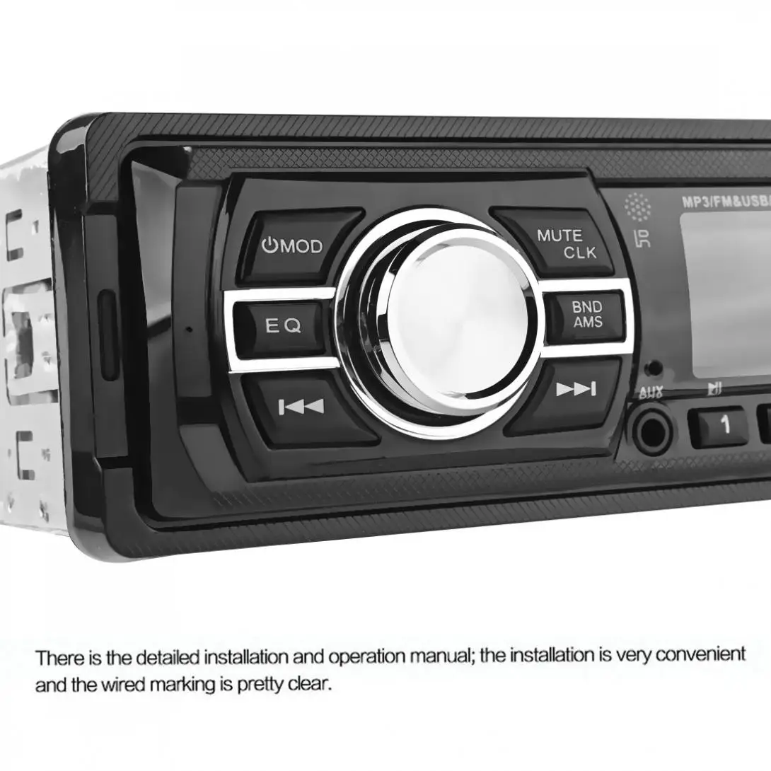 In-Dash 12V Car Audio Stereo FM Aux Input Receiver SD USB MP3 Radio Player + Remote Control
In-Dash 12V Car Audio Stereo FM Aux Input Receiver SD USB MP3 Radio Player + Remote Control