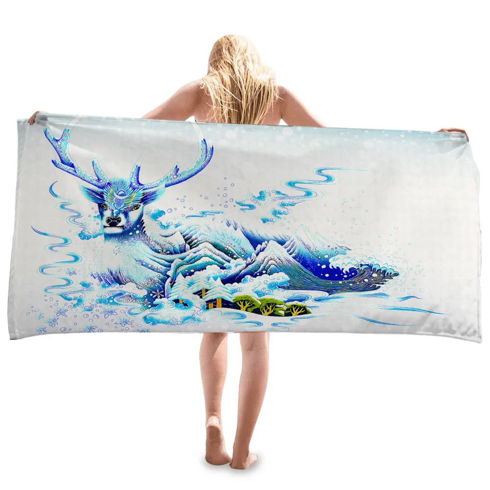 New Style Ocean style bath rectangular creative underwater world print sunscreen beach towel shawl bath towel
New Style Ocean style bath rectangular creative underwater world print sunscreen beach towel shawl bath towel