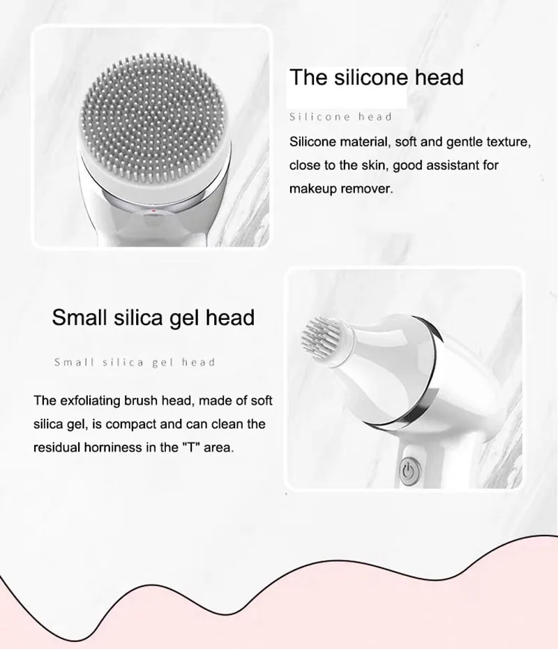 Facial Cleansing Brush Sonic Vibration Mini Face Cleaner Silicone Deep Pore Cleaning Electric Face Massage Waterproof
Facial Cleansing Brush Sonic Vibration Mini Face Cleaner Silicone Deep Pore Cleaning Electric Face Massage Waterproof
