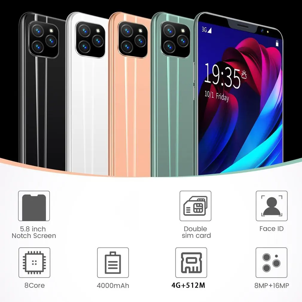 I13 Plus 5.8 Inch Smartphone 4G+512M Flash Memory Smartphone Android Smartphone 8Mp Front Camera 16Mp Rear Camera
I13 Plus 5.8 Inch Smartphone 4G+512M Flash Memory Smartphone Android Smartphone 8Mp Front Camera 16Mp Rear Camera