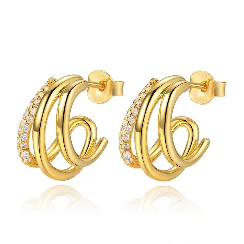 Scattered design circle earrings new fashion French retro temperament earrings circle design earrings earrings
Scattered design circle earrings new fashion French retro temperament earrings circle design earrings earrings