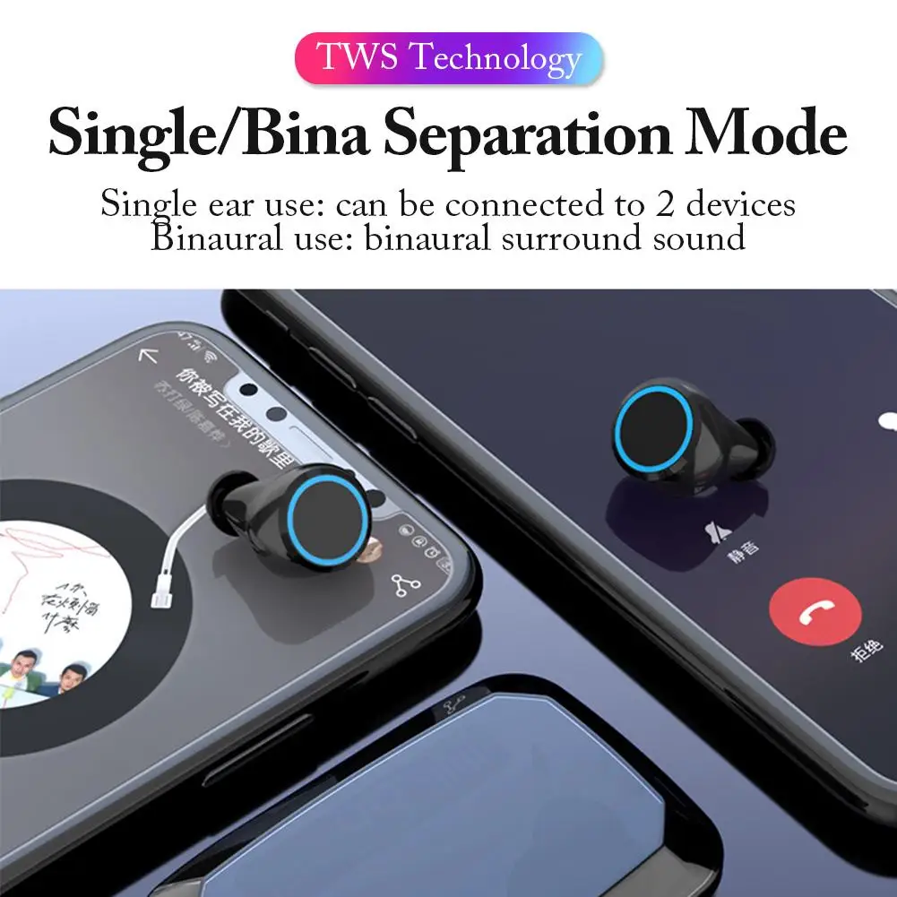 M11 TWS Earphone With LED Digital Display Touch 5.0 IPX7 Waterproof Mini Wireless Bluetooth Headset Headphone Q32 HD Call
M11 TWS Earphone With LED Digital Display Touch 5.0 IPX7 Waterproof Mini Wireless Bluetooth Headset Headphone Q32 HD Call