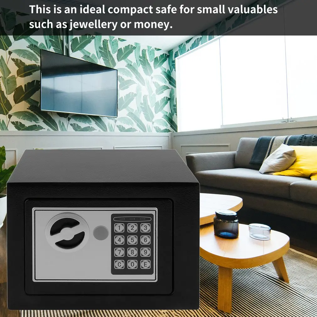 4.6L Professional safety box Home Digital Electronic Security Box Home Office Wall Type Jewelry Money Anti-Theft safe Box
4.6L Professional safety box Home Digital Electronic Security Box Home Office Wall Type Jewelry Money Anti-Theft safe Box