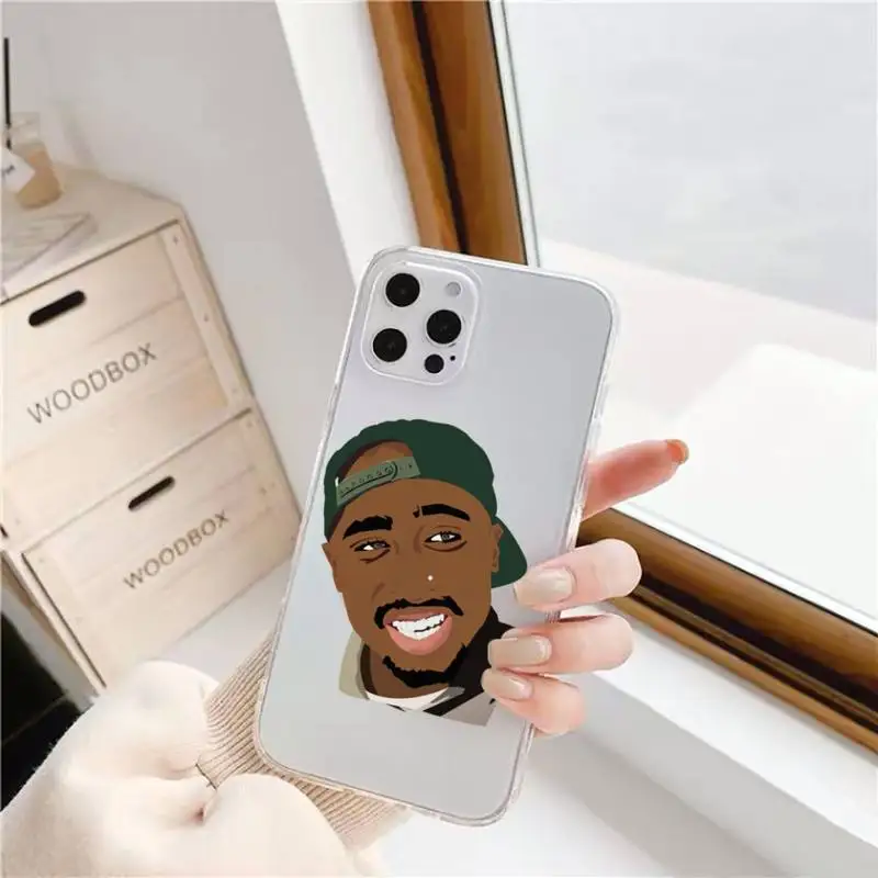 Tupac 2PAC Rapper Phone Case Transparent for iPhone 11 12 6 7 8 Pro X XS Max XR Plus Silicone Soft TPU Clear mobile bags coque
Tupac 2PAC Rapper Phone Case Transparent for iPhone 11 12 6 7 8 Pro X XS Max XR Plus Silicone Soft TPU Clear mobile bags coque