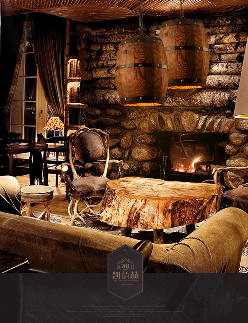 Loft Style Wood Barrel Pendant Lamp Dining Room Lamp Bar / Cafe/ Culb Decoration Lamp Free Shipping LED Bulbs Cord Pendant Iron 
Loft Style Wood Barrel Pendant Lamp Dining Room Lamp Bar / Cafe/ Culb Decoration Lamp Free Shipping LED Bulbs Cord Pendant Iron