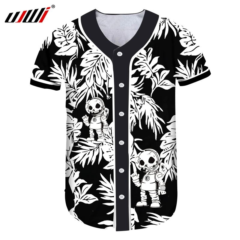 UJWI summer fashion sports jacket man 3D skull print men's black white baseball shirt breathable stitching baseball jacket 5XL
UJWI summer fashion sports jacket man 3D skull print men's black white baseball shirt breathable stitching baseball jacket 5XL