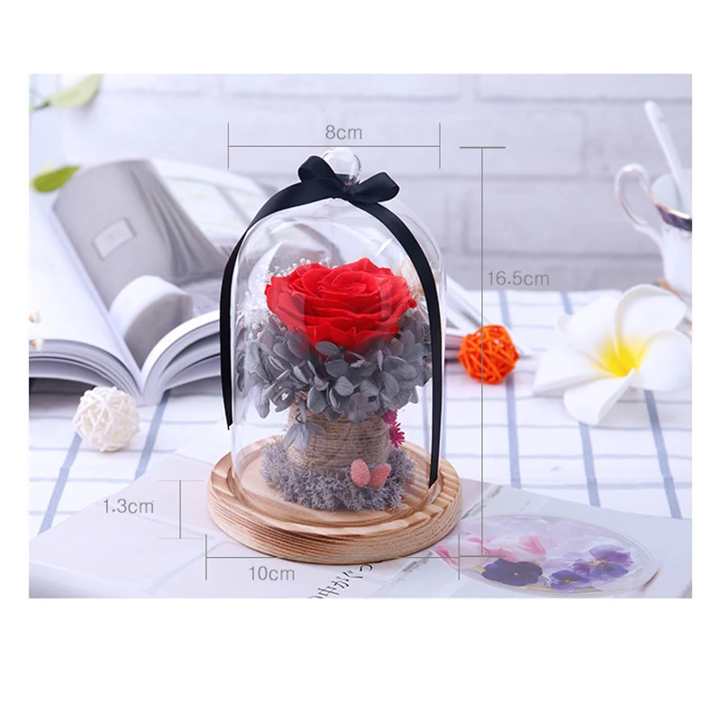 Eternal flower rose holiday rose flower gift gift box dried flower valentine's day rose glass box rose birthday rose fresh prese
Eternal flower rose holiday rose flower gift gift box dried flower valentine's day rose glass box rose birthday rose fresh prese