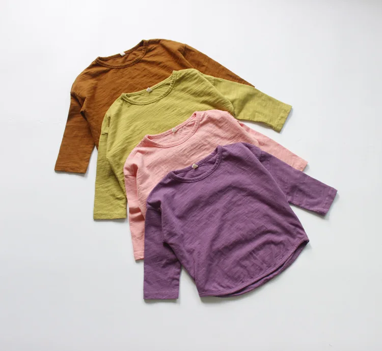 2020 spring children's base T-shirt autumn bamboo cotton wide children's T-shirt kids clothes
2020 spring children's base T-shirt autumn bamboo cotton wide children's T-shirt kids clothes