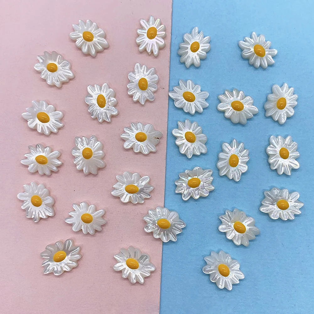 White Natural Sea Shell Bead Sunflower Daisy Shape Beads for Jewelry Making DIY Necklace Bracelet Earring Women Craft Wholesale
White Natural Sea Shell Bead Sunflower Daisy Shape Beads for Jewelry Making DIY Necklace Bracelet Earring Women Craft Wholesale
