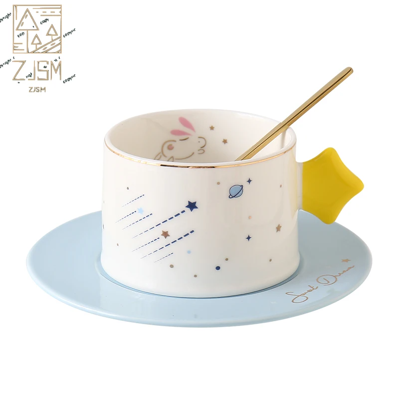 Nordic luxury Creativity Starry Sky Mug With Spoon and lid Milk Coffee ceramics Cup Personality Home Decoration Cup Saucer Set
Nordic luxury Creativity Starry Sky Mug With Spoon and lid Milk Coffee ceramics Cup Personality Home Decoration Cup Saucer Set