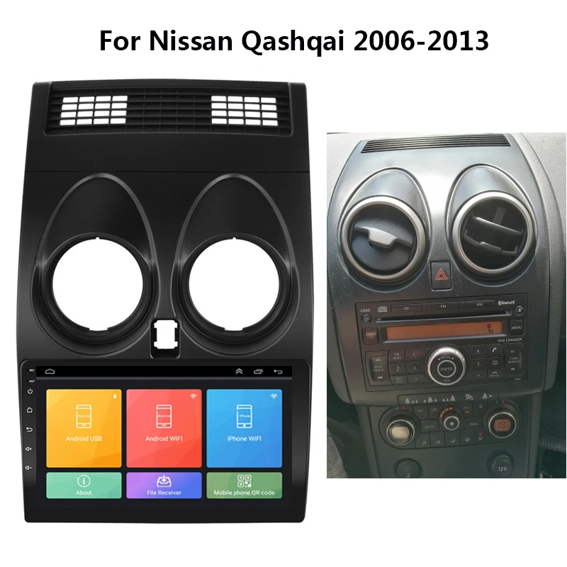 9" Android Compatible Car Stereo 2 Din Head Unit For Nissan Qashqai 2006-2013 Auto Radio Carplay GPS Navigation BT Audio Player
9" Android Compatible Car Stereo 2 Din Head Unit For Nissan Qashqai 2006-2013 Auto Radio Carplay GPS Navigation BT Audio Player