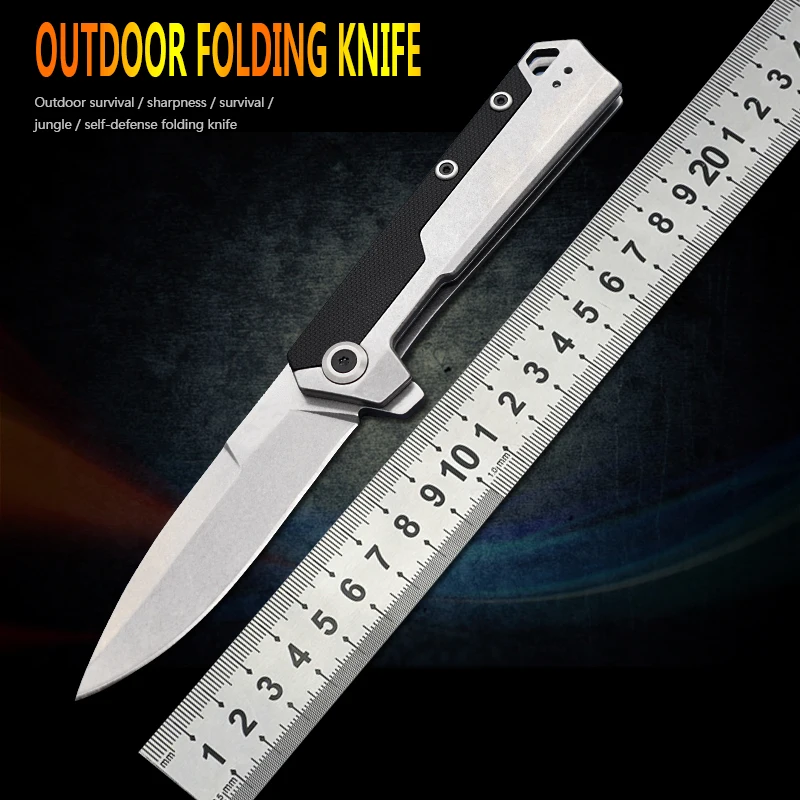 Folding knife high hardness outdoor sharp self-defense portable fruit knife camping portable fishing knife EDC tool knife
Folding knife high hardness outdoor sharp self-defense portable fruit knife camping portable fishing knife EDC tool knife