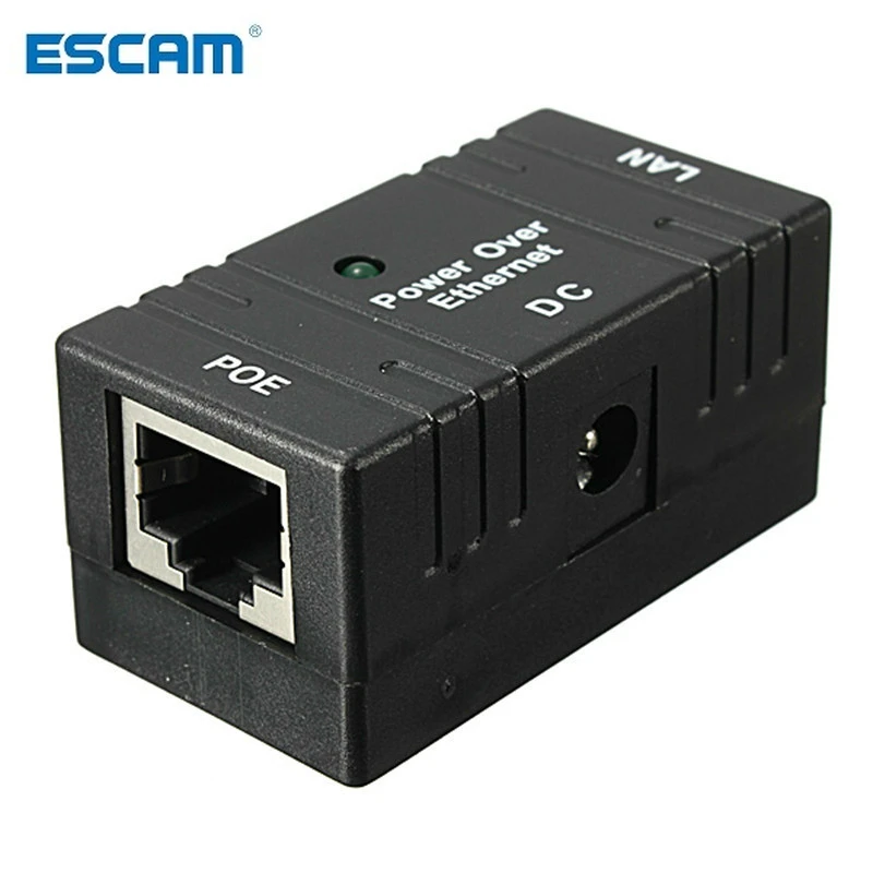 Блок питания 10 м/100 Мбит/с Пассивный Ethernet адаптер для инжектора разветвитель