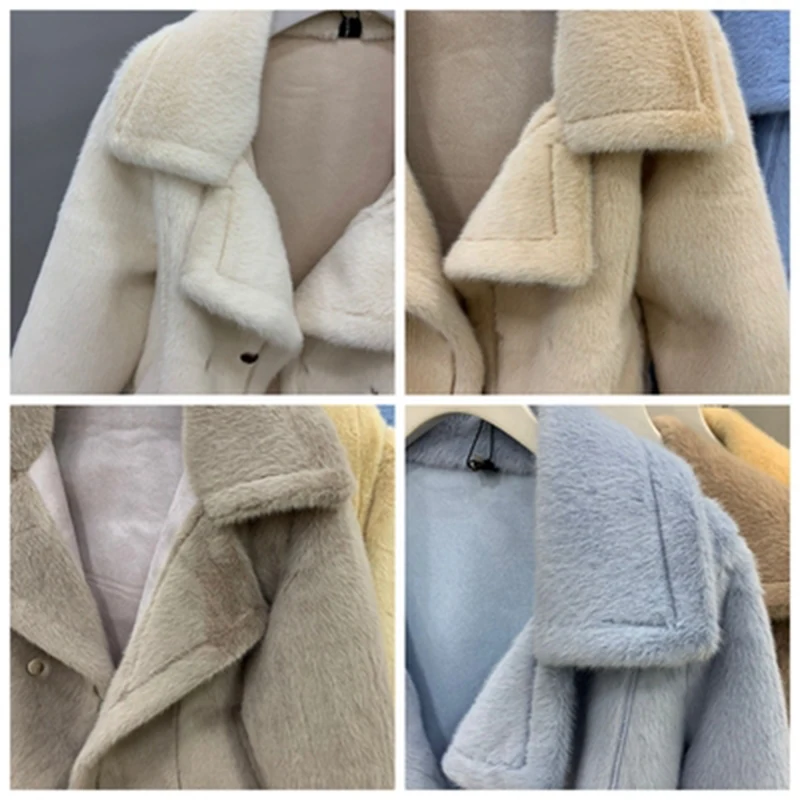 Suede Lamb Fur Coat 2019 Women Fashion Faux Fur Jacket Ladies Loose Mink Hair Buckskin fur Thick Winter Jacket Female Outerwear
Suede Lamb Fur Coat 2019 Women Fashion Faux Fur Jacket Ladies Loose Mink Hair Buckskin fur Thick Winter Jacket Female Outerwear