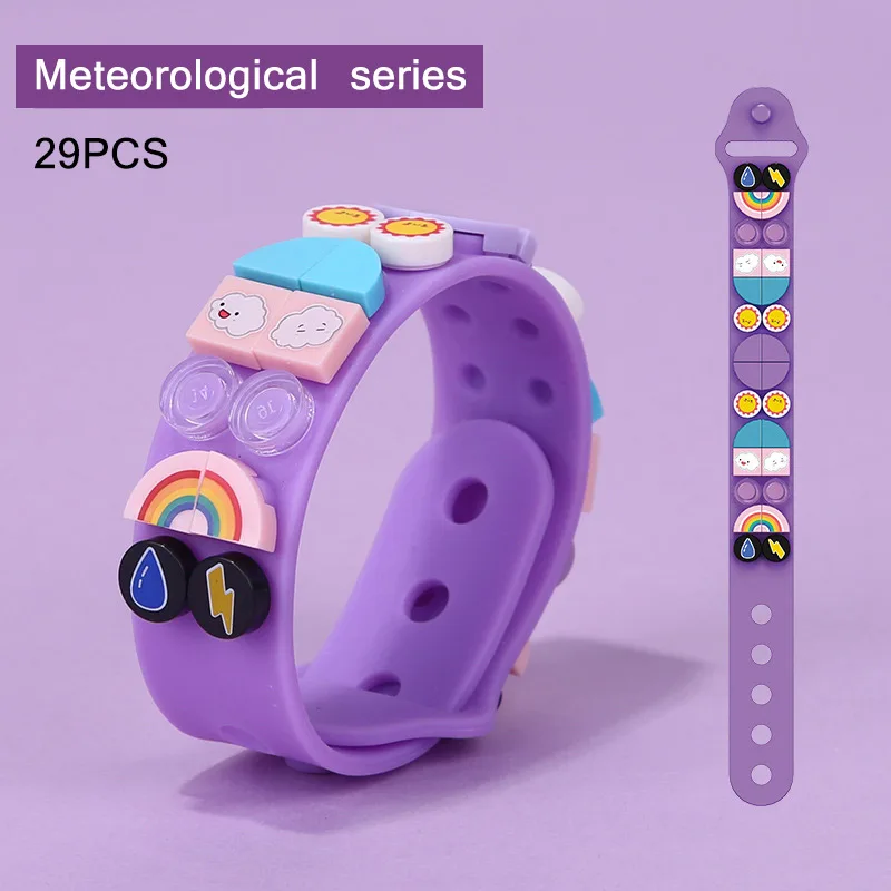 Multi-Color Building Block Toy Sugar Meteorological Silicone Bracelet Cartoon Children Wrist Bracelet Cartoon Christmas Gift
Multi-Color Building Block Toy Sugar Meteorological Silicone Bracelet Cartoon Children Wrist Bracelet Cartoon Christmas Gift