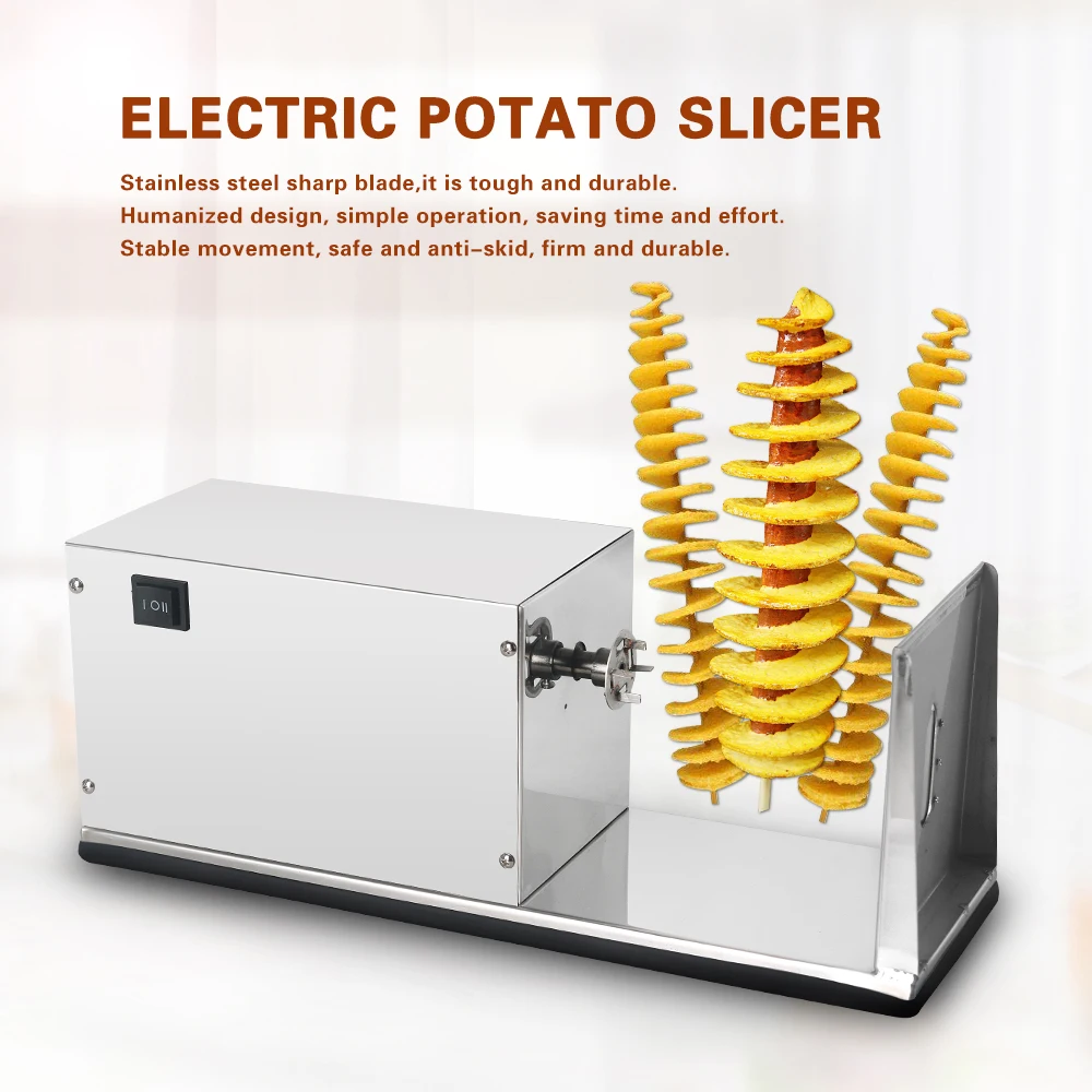 Automatic Spiral Cutting Potato Machine Fruit and Vegetable Stainless Steel Spiral Cutting Potato Machine Kitchen Tools
Automatic Spiral Cutting Potato Machine Fruit and Vegetable Stainless Steel Spiral Cutting Potato Machine Kitchen Tools