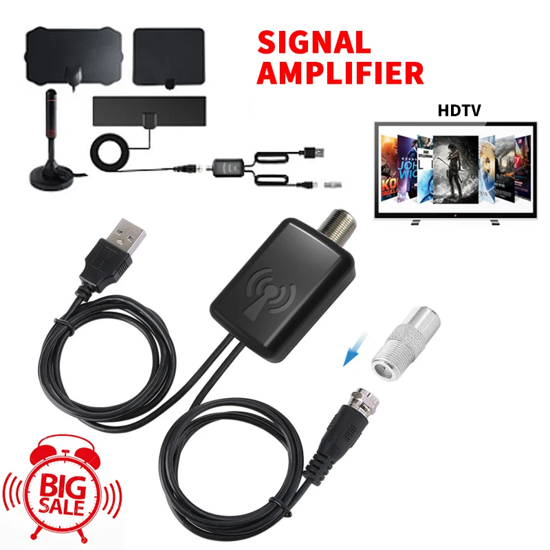 New Digital HDTV Signal Amplifier Booster Digital HD For Cable TV Fox Antenna HD Channel 25DB Low Noise
New Digital HDTV Signal Amplifier Booster Digital HD For Cable TV Fox Antenna HD Channel 25DB Low Noise