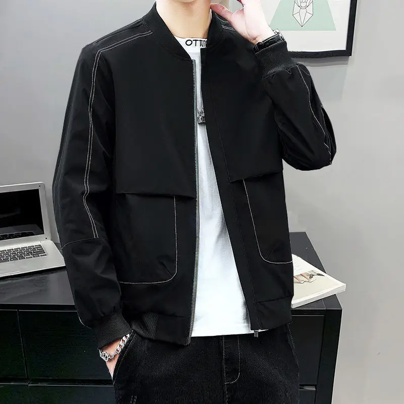 Men Full Sleeve Pacthwork Jacker Spring And Autumn Causal Style Fashion Coat
Men Full Sleeve Pacthwork Jacker Spring And Autumn Causal Style Fashion Coat