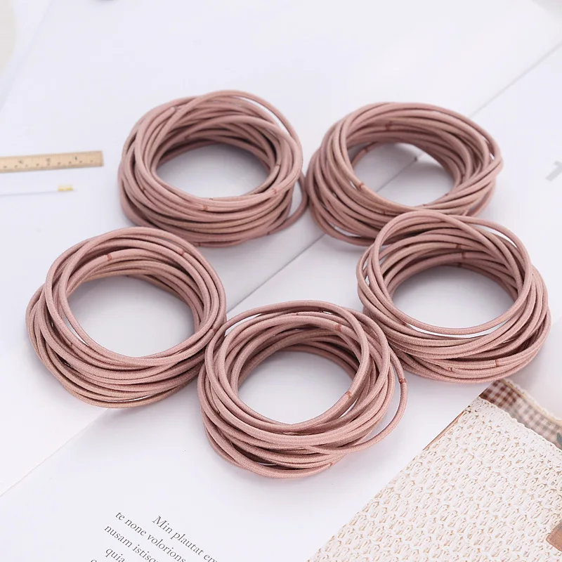 Black rubber band hair rope headdress small fresh Mori girl high elastic tie hair adult female base head rope
Black rubber band hair rope headdress small fresh Mori girl high elastic tie hair adult female base head rope