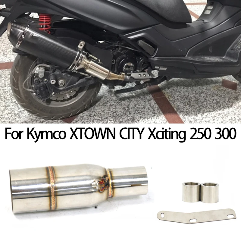 Modified Motorcycle Exhaust Mid Link Pipe Section Motorbike Escape For Kymco XTOWN CITY Xciting 250 300 CT250 CT300
Modified Motorcycle Exhaust Mid Link Pipe Section Motorbike Escape For Kymco XTOWN CITY Xciting 250 300 CT250 CT300