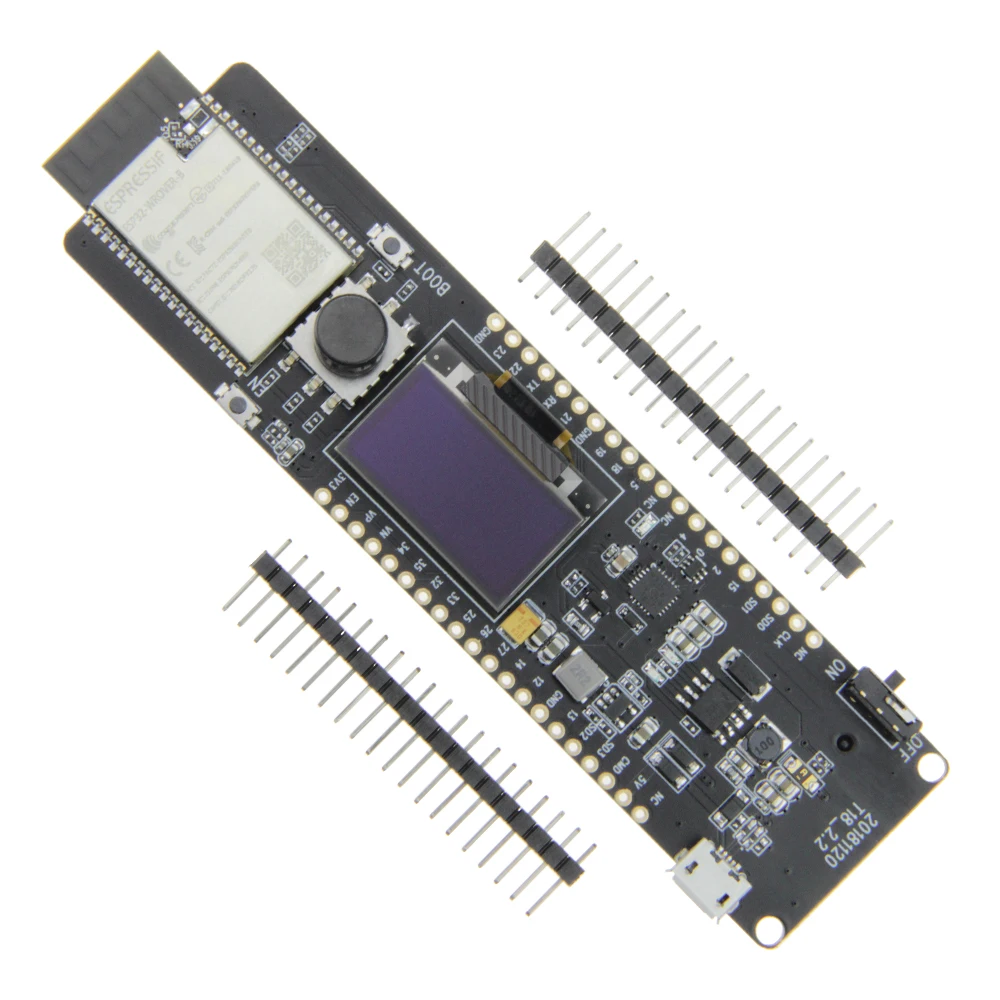 ESP32 Controller ESP32-WROVER 4MB SPI Flash And 8MB PSRAM 0.96OLED Five-Way Button 18650 Battery Holder
ESP32 Controller ESP32-WROVER 4MB SPI Flash And 8MB PSRAM 0.96OLED Five-Way Button 18650 Battery Holder
