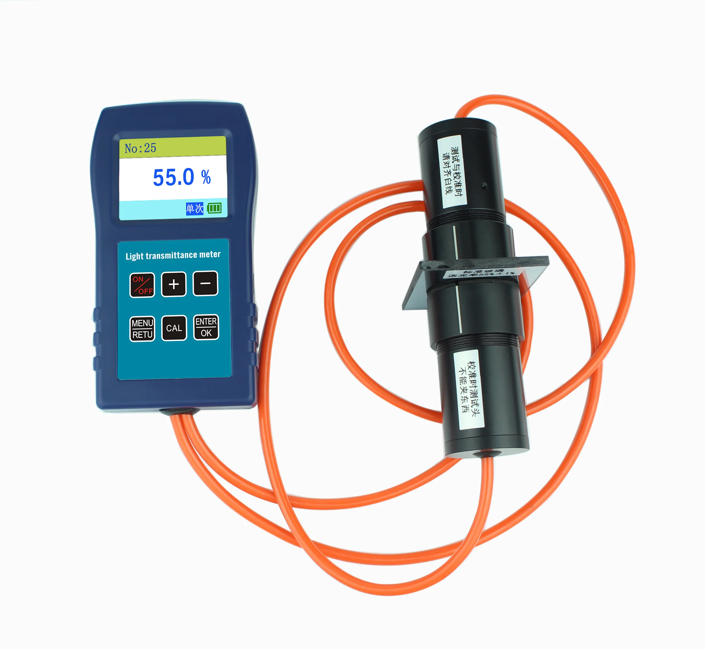 Light Transmittance Meter Tester with Measuring Range 0.0 to 99.9 Percent 2.3 inches Large Color Screen Display
Light Transmittance Meter Tester with Measuring Range 0.0 to 99.9 Percent 2.3 inches Large Color Screen Display