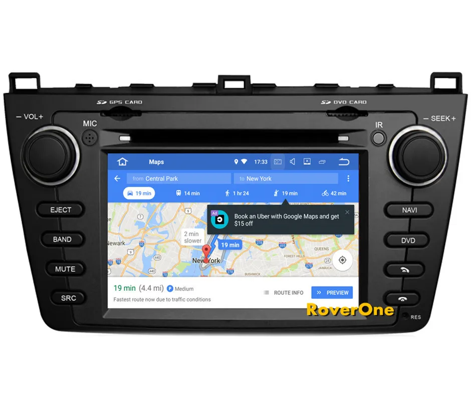 Автомобильный мультимедийный плеер RoverOne S200 Android 8 0 для Mazda 6 2008 2013 Авторадио DVD