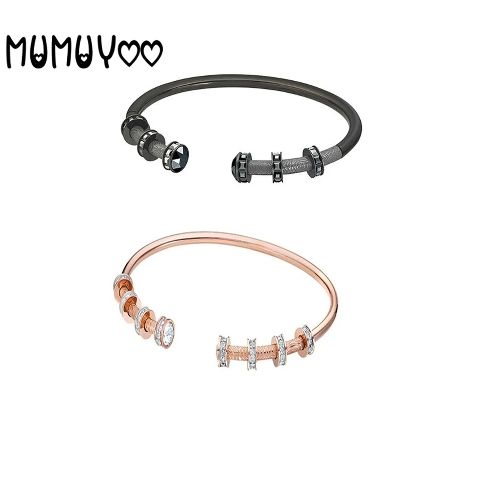 SWA Fashion Jewelry High Quality Simple Charm Gold Hoop Couple Bracelet Open Bracelet Men's and Women's Valentine's Day Gift
SWA Fashion Jewelry High Quality Simple Charm Gold Hoop Couple Bracelet Open Bracelet Men's and Women's Valentine's Day Gift